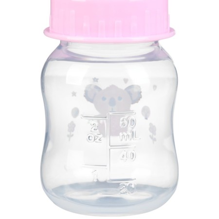 A bottle for feeding, 60 ml, +3 months., Mix color (3pcs packing)-8