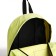 Young backpack from textiles on lightning, external pocket, lemon color