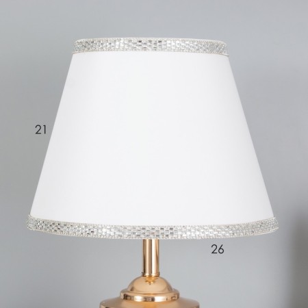 Table lamp "Samantha" 1x40W E27+backlight, gold 28x28x50cm-2