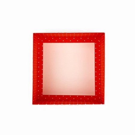 Packaging for confectionery with a plastic lid "I love you" 12 x 6 x 11.5 cm-2