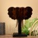 Souvenir "Elephant Head" on a stand, Albezia 45 cm