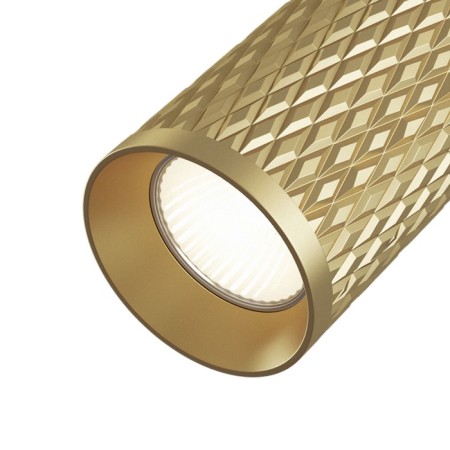 Technical C037CL-01G, GU10, 1x50 W, 60x60x192 mm, gold, gold-2