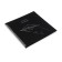 Sketchpad 195x195 mm, 20 sheets on the crest, Handmade, 200 g/m2, designer cardboard cover, foil embossing