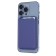 Cartholder for phone, leather, magsafe, blue
