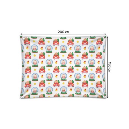 Decorative panel with photo printing "Fairytale cats", horizontal, size 150x200 cm-1