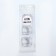 Jars of storage 3.3*3.3*2.2cm set 3 pcs 5g plastic transparent from