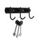 Cappio CVT004 hanger, metallic, three -horn, black color