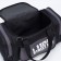Road bag on lightning, 3 outer pockets, long belt, black/gray color