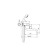 Vidima Balance Ba268AA bath mixer, single -leaf, pour 84 mm, watering can, chrome