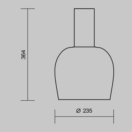 Ceiling lamp Maytoni Mod414CL-01g Smart Casual, 235x235x366 mm, E27, 1x40W, Color Gold-4