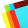 Cardboard color, A4, 15 sheets, 15 colors, coated, one -sided, in a folder, 220 g/m², Minnie Mouse and unicorn