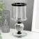 Glass of glass per 1 candle "Crystal ball" Black inserts 14x7x7 cm