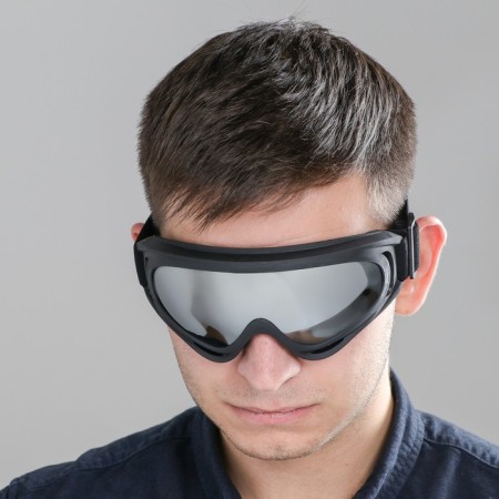 Motics driving glasses, chrome glass, black color-4