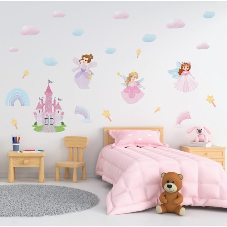 Interior color sticker "Princess at the castle" 50x70 cm-5