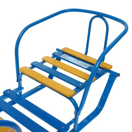 Санки «Санки-двойняшки», цвет голубой-3