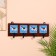 Caravan hanger "horse", 22*4*12cm, wood, 4 hook color mix