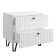Bedside line cabinet, 500x350x480, white MDF