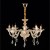 8 champagne lamps