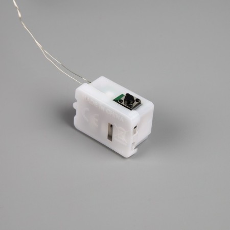 Rosa thread. "Balls", IP20, 2 m, N.S. LED (1608) -20-4.6V, AG13X3 (in the set), 3 dir, glow warm white-4