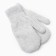Women's mittens, gray color, size 20