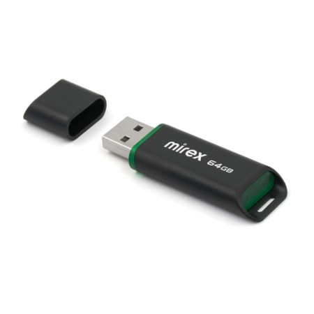 Flash drive Mirex Spacer, 64 GB, USB2.0, threes up to 25 MB/s, PBU up to 15 Mb/s, black-2