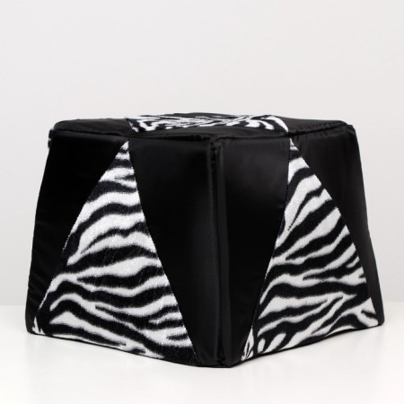 Transformer house trapezoid 43 x 43 x 34 cm, zebra coloring-3