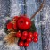 Decor "Winter charm" flowers of berries of needles gold, 13 cm
