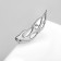 Earring "Kaff" Fire, color silver