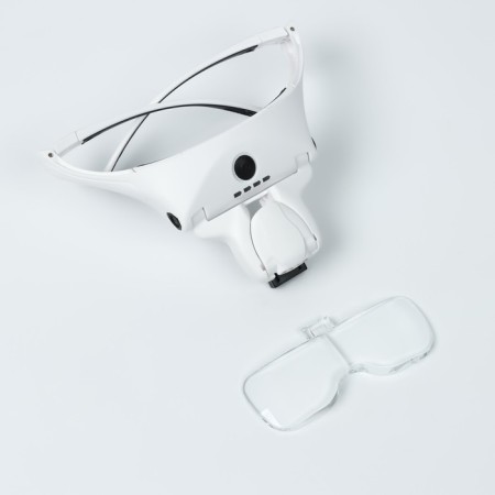 Lupa tax (glasses), 5 lenses included, backlight, charge indicator-2
