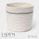 Basket for storage ladled handmade LadoM "Dorian", 25 × 25 × 22 cm, white-gray color
