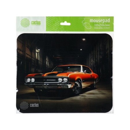 Cactus Orange Car computer mouse mat, Game, 300*250*2mm, Fig. "Orange machine"-2