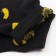 Women's socks "bananas", black color, size 23-25