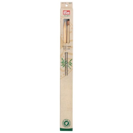 Sleeps are straight, bamboo, 10.0 mm/33cm, 2 pcs