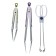 Barbecue Spear Barbecue Axentia, with overlays, 27 cm