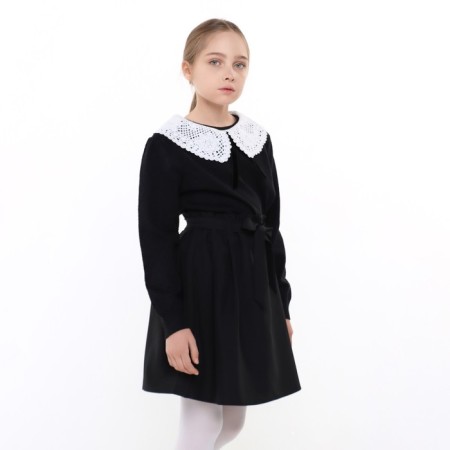 School jumper for a girl, black color, height 152 cm-5