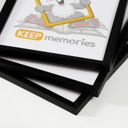 Set of photo frames plastic L-5 21x30 cm (3 pcs.), Black-1