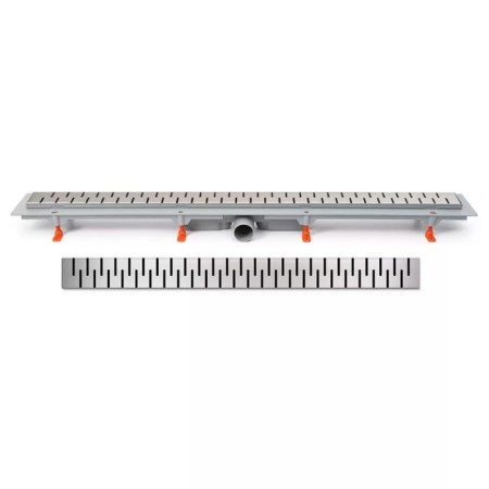 Gateway Veconi Medium V450M, D = 40 mm, lateral release, 515x125 mm, linear, chrome-1