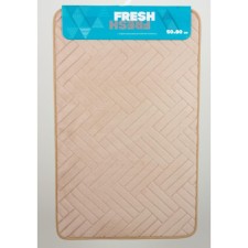 Коврик в ванную комнату Fresh «Паркет», 50 х 80 см, цвет бежевый