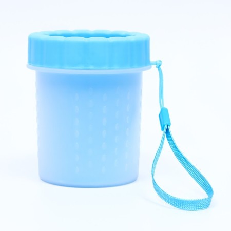 Lapomome for cats and dogs with silicone villi 9 x 9 x 11 cm, blue-1
