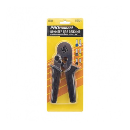 Crimper Proconnect HT-864, to squeeze the pin tips, 0.25-6 mm², ratchet mechanism-2