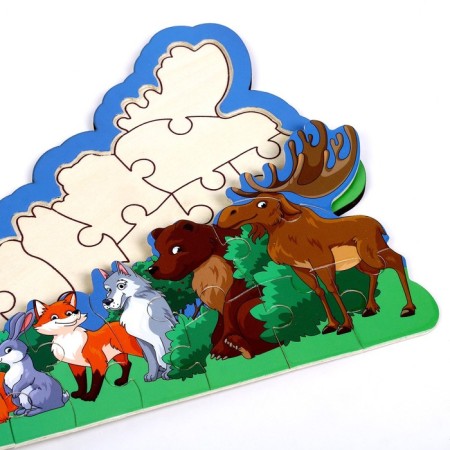 Puzzles on the substrate "Forest"-3