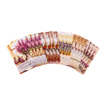 Set of nameplate "Wishes for every day" 5 types, 20 pieces, 5.5 x 8 cm