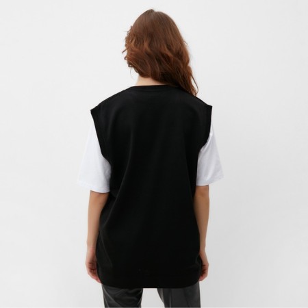 Minaku vest: Knitwear Collection Color Black, size 46-3