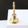 Valdai bell "vertebra No. 3", polished, with a long handle, d = 40 mm