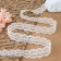 Capricon lace, 25 mm × 10 ± 1 m, white color