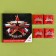Milk chocolate "February 23" in a postcard, 20 g (4 pcs. X 5 g).
