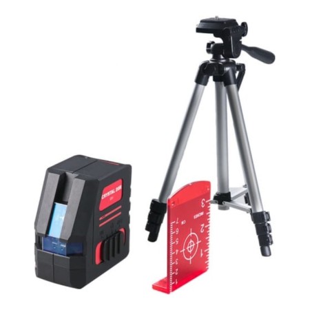 Laser Laser Fubag Crystal 20r VH SET, 20 m, 2 rays, thread 1/4 ", tripod 120 cm