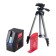 Laser Laser Fubag Crystal 20r VH SET, 20 m, 2 rays, thread 1/4 ", tripod 120 cm