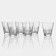 A set of crystal glasses for a drink, 250 ml, 6 pcs