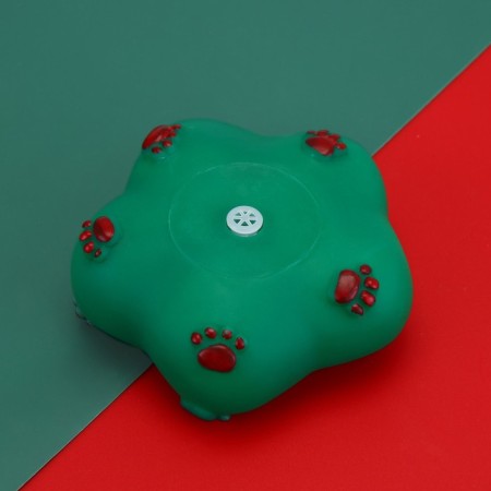 Brying toy "New Year's star" for dogs, 8 x 3 cm-2